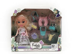 6inch Solid Body Doll Set(6C) toys