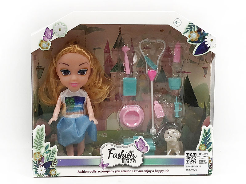 6inch Solid Body Doll Set(6C) toys