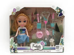 6inch Solid Body Doll Set(6C) toys