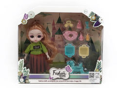 6inch Solid Body Doll Set(6C) toys