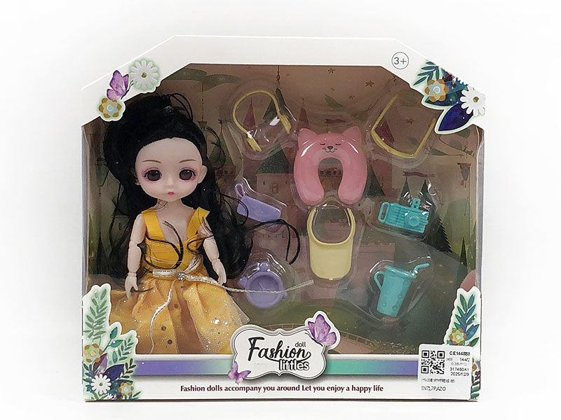 6inch Solid Body Doll Set(6C) toys