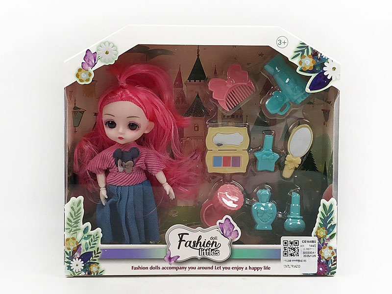 6inch Solid Body Doll Set(6C) toys