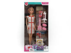 11inch Solid Body Doll Set toys