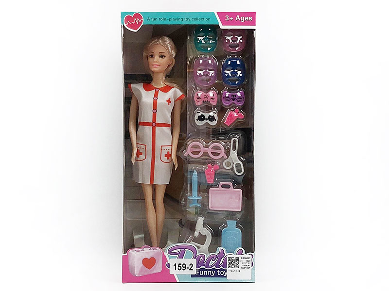 11inch Solid Body Doll Set toys