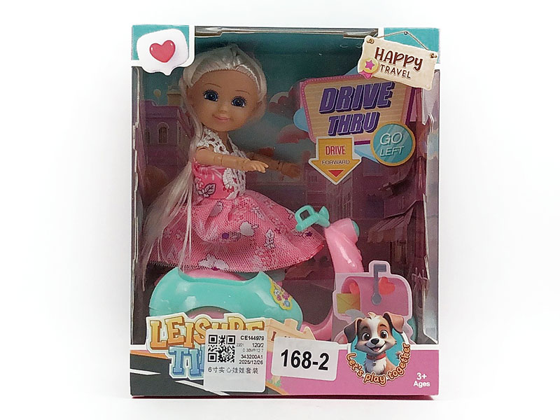 6inch Solid Body Moppet Set toys