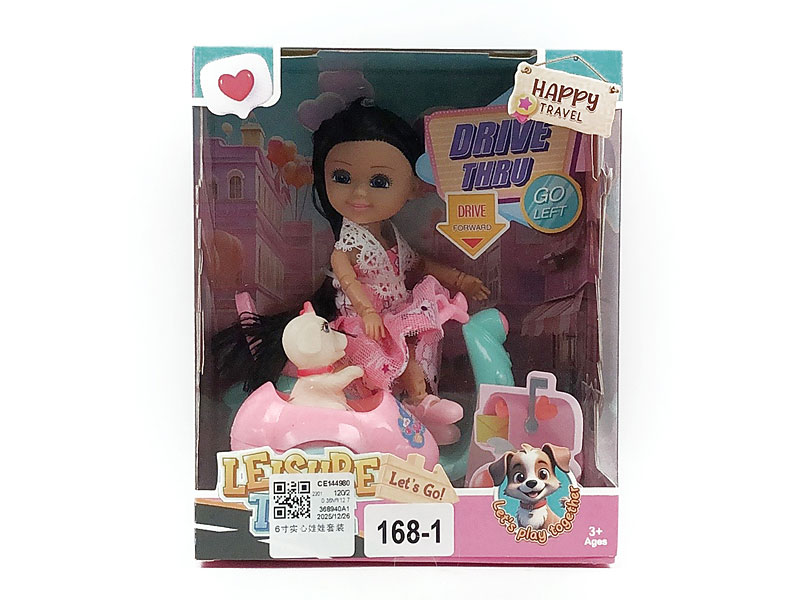 6inch Solid Body Moppet Set toys