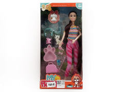 11inch Solid Body Doll Set toys