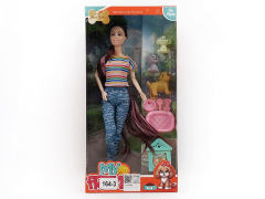 11inch Solid Body Doll Set toys