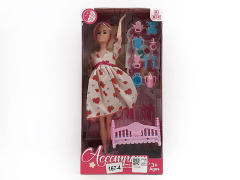 11inch Solid Body Pregnant Barbie Set toys