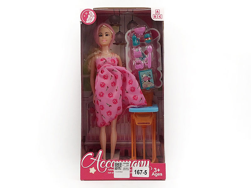 11inch Solid Body Pregnant Barbie Set toys