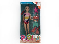 11inch Solid Body Doll Set toys