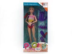 11inch Solid Body Doll Set toys