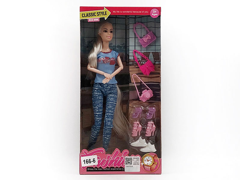 11inch Solid Body Doll Set toys