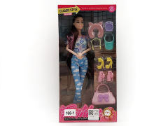 11inch Solid Body Doll Set toys