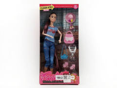 11inch Solid Body Doll Set toys