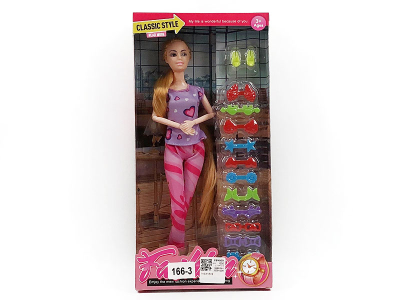 11inch Solid Body Doll Set toys