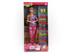 11inch Solid Body Doll Set toys