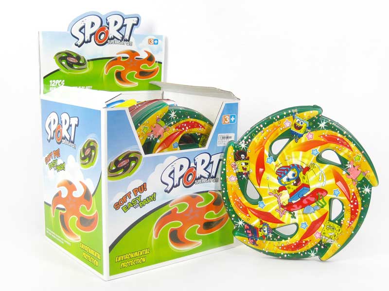 9"PU Fflying Disk(12in1) toys