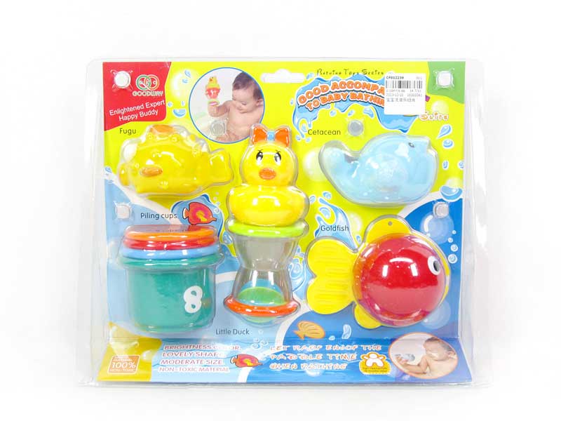 Baby Bath Time Fun Set toys