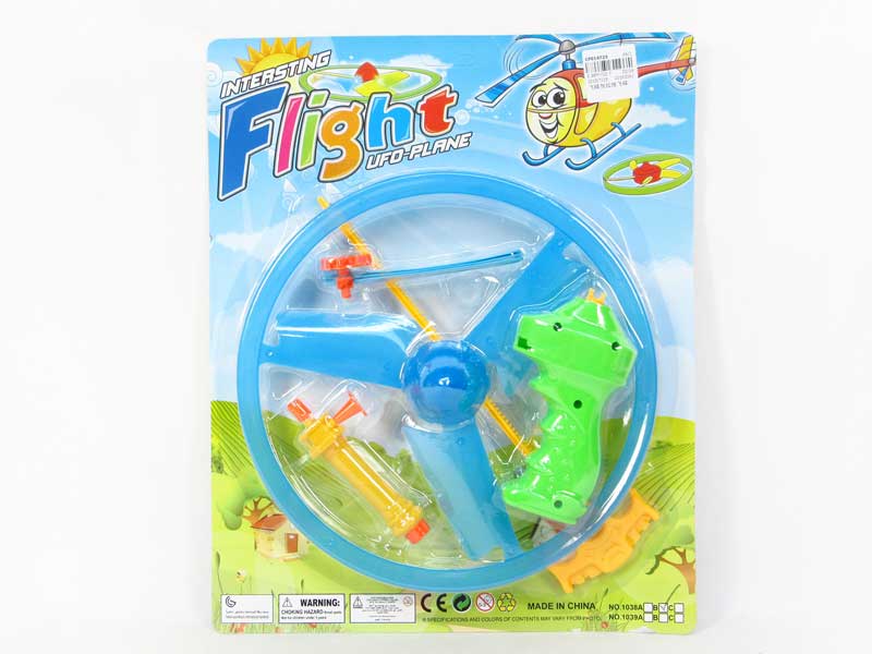 Flying Disk W/L & Pull Line Flying Disk toys