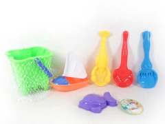 Beach Bucket(6pcs) toys