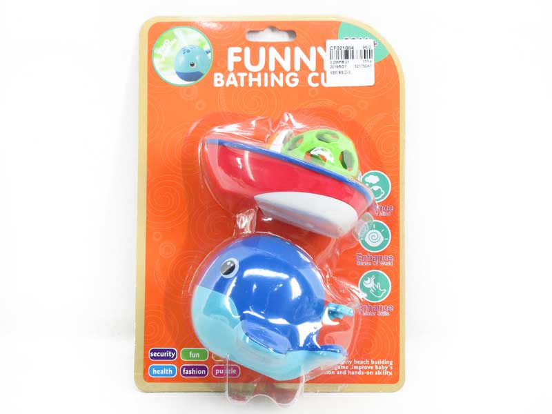 Bathroom Boat/Whale(2in1) toys