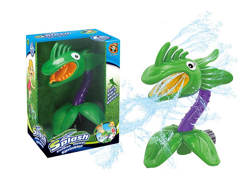 Water Sprinkled With Piranha toys