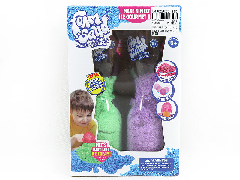 Expanded Snowflake Sand(2in1) toys