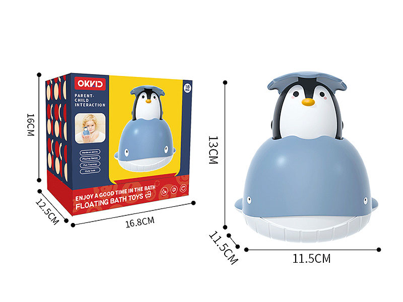 Fancy Swimming Whale - Carl Penguin toys