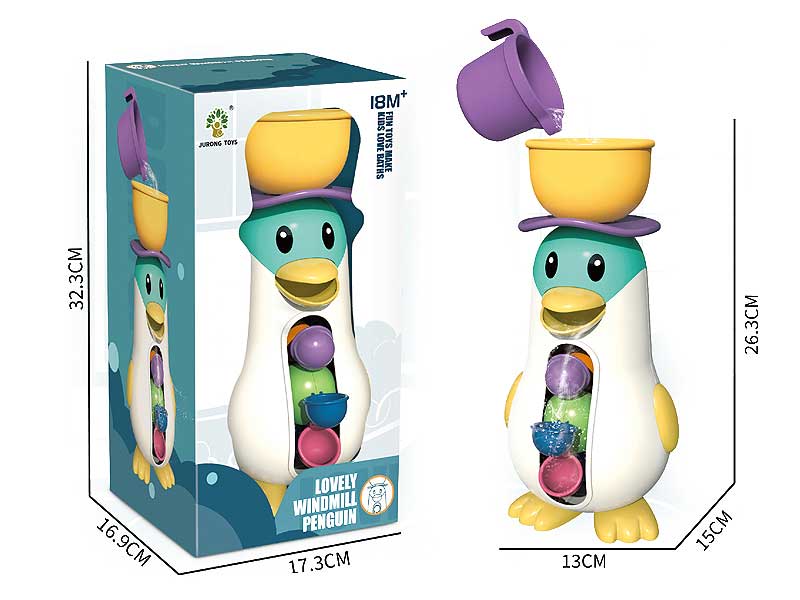 Windmill Penguin Bathroom Toy toys