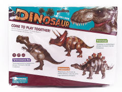 Simulated Stegosaurus toys