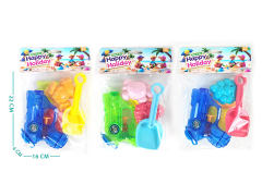 Sand Game & Water Gun(5in1) toys