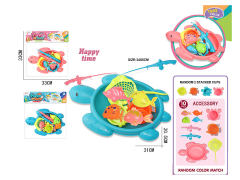 乌龟盆钓鱼套装(2色)