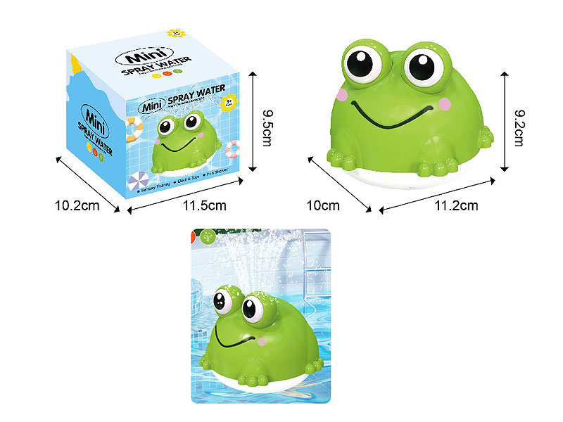 Bathroom Sensor Water Spray Frog W/L toys