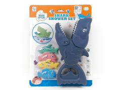 Shark Eating Fish And Playing In Water Set toys