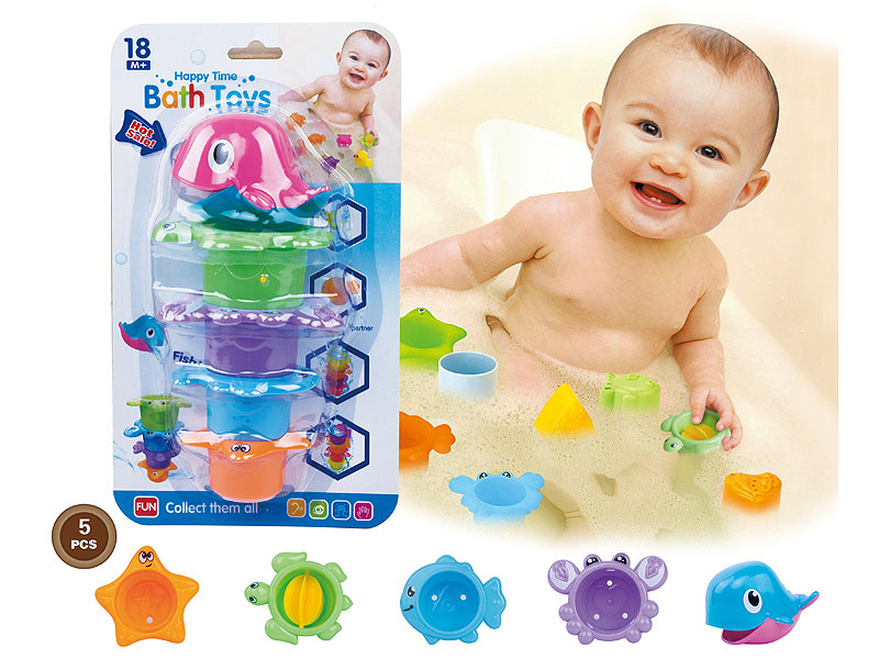Bath Stacking Cup Combination toys