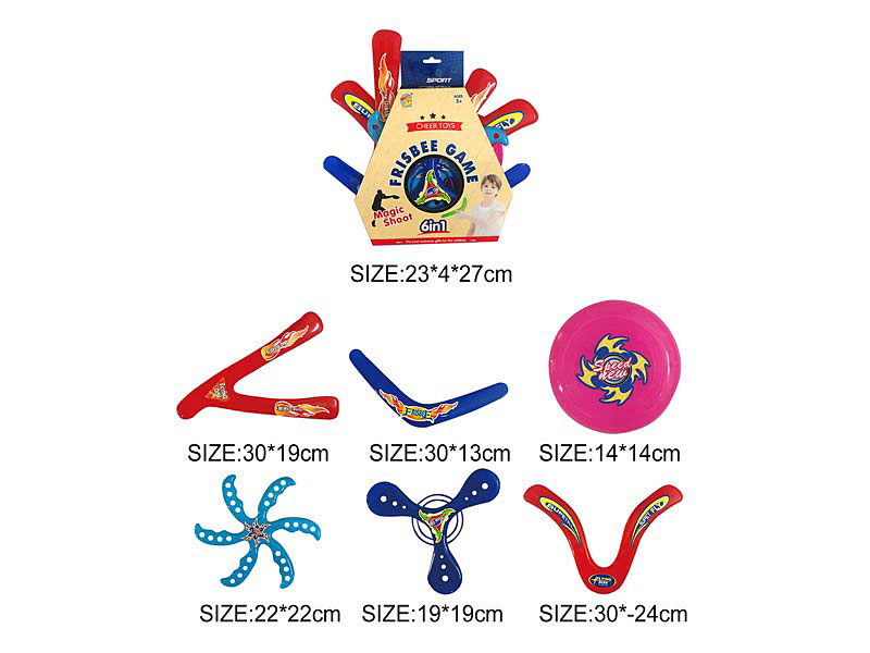 6in1 Frisbee toys