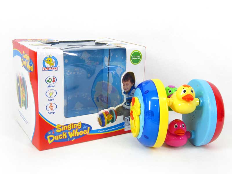 Singing Duck Wheel W/L_M toys