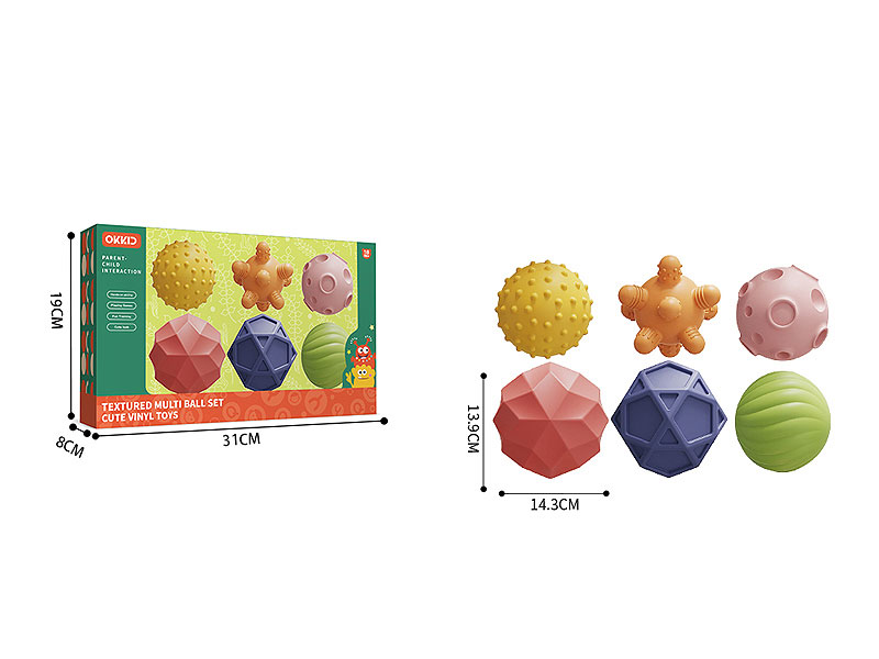 Texture Perception Strange Ball(6in1) toys