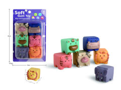 Soft Gum Animal(6in1) toys