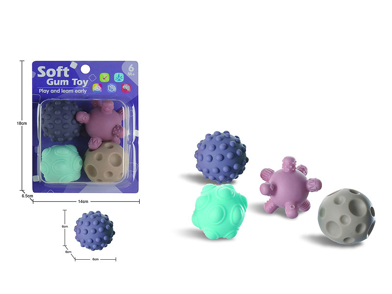 Soft Rubber Ball(4in1) toys