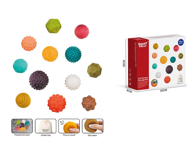 Soft Squeeze Massage Ball(12PCS) toys