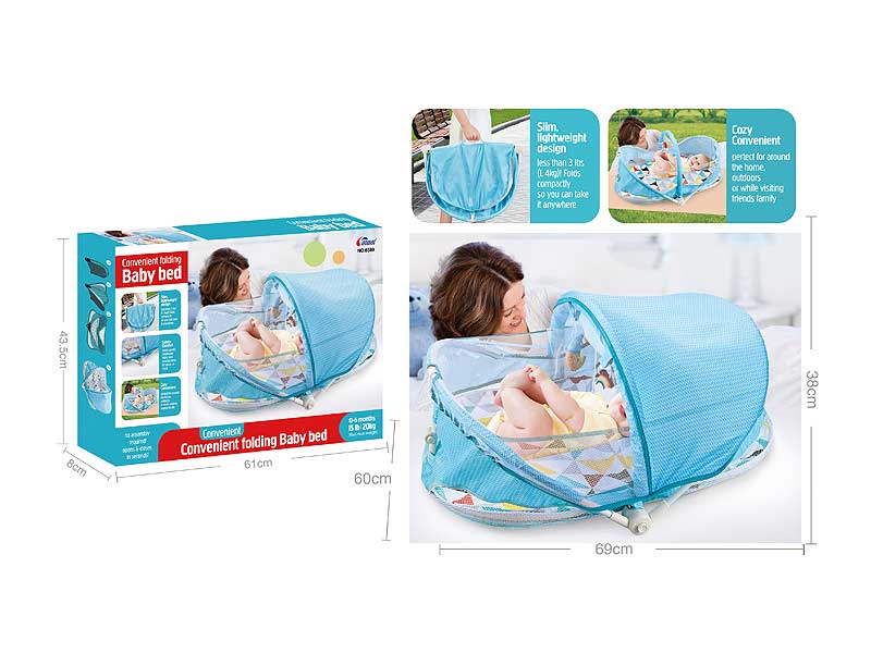Convenient Folding Baby Bed toys