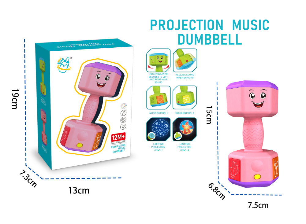 Baby Projection Fitness Dumbbells W/L_M toys