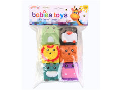 Soft Rubber Animal Building Blocks(6PCS) toys