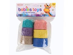 Soft Rubber Building Blocks(6PCS) toys