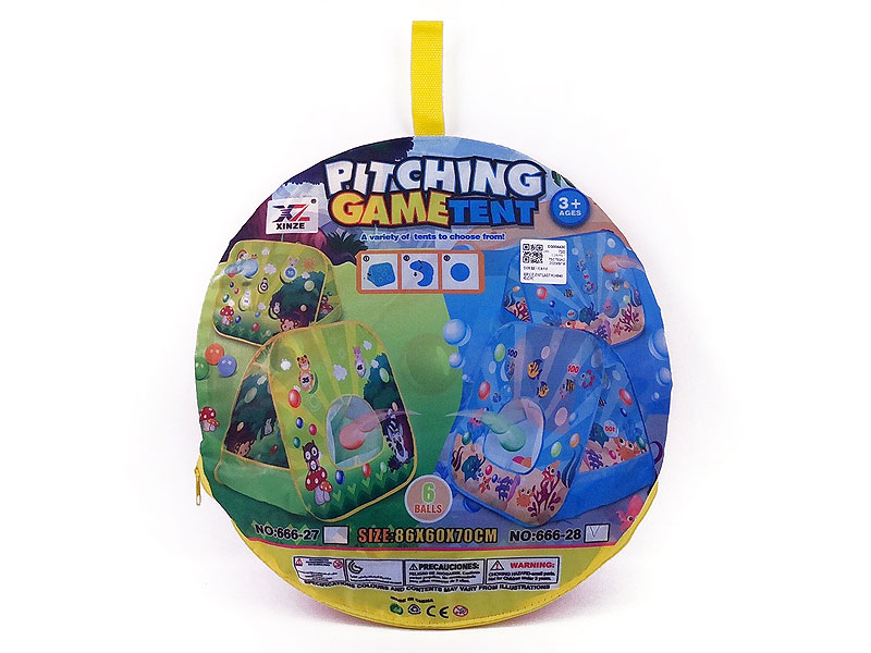 Pitching Game & 6PCS Ball toys