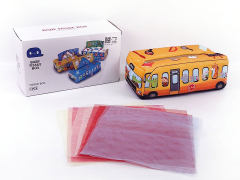 黄色巴士款纸巾盒（10纱巾）