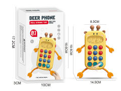 Deer Phone Pull String Toy toys