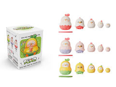 Duck Pear Fruit Diy Nesting Doll(3C) toys